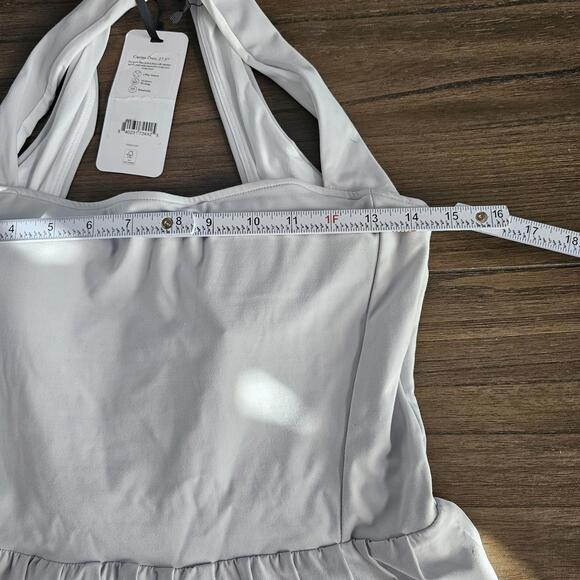 Varley Carina Dress Light Gray Women's Sizw Lrg NWT - Picture 7 of 14